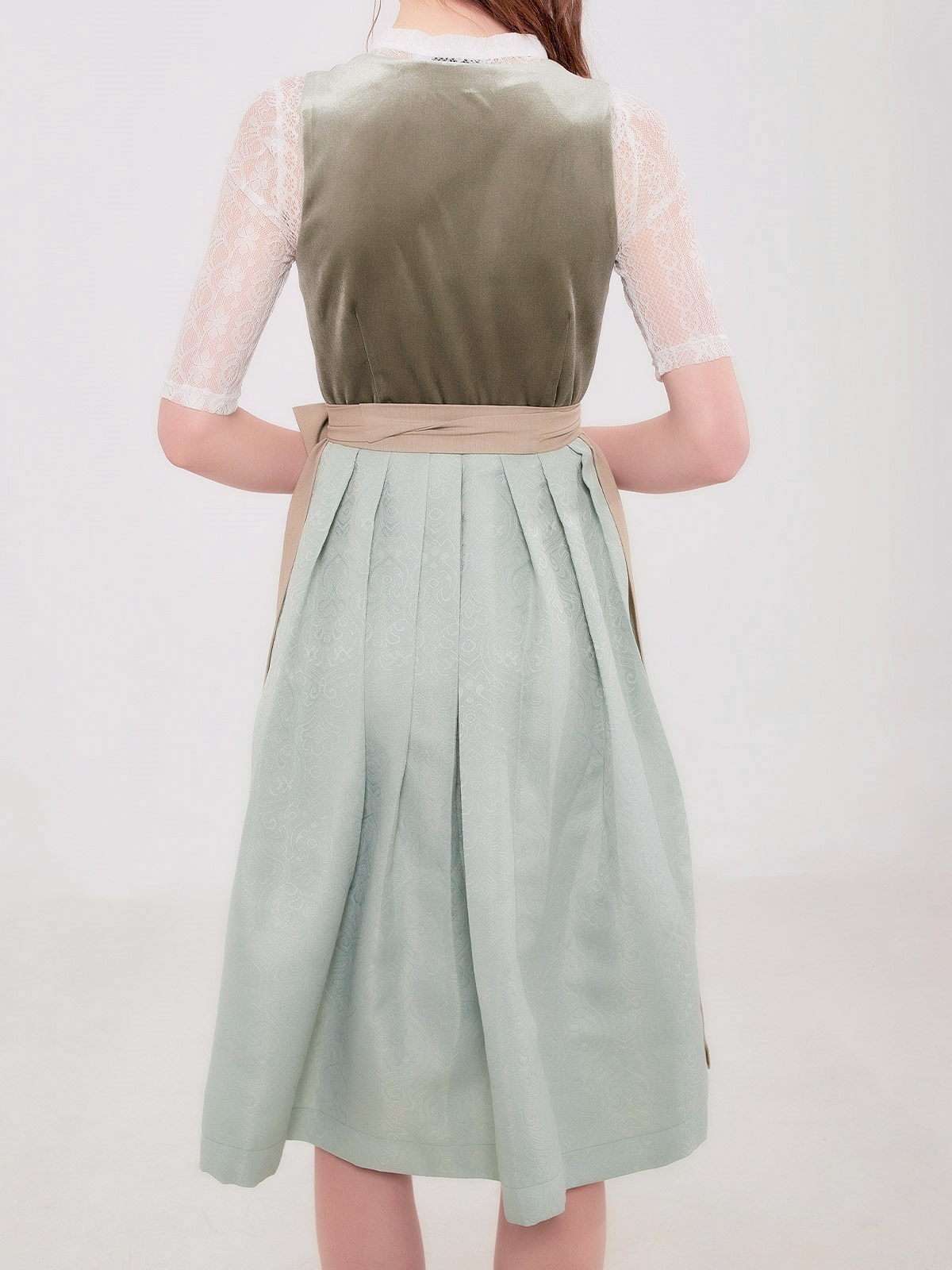 Modernes Gelb Dirndl mit frischem Design