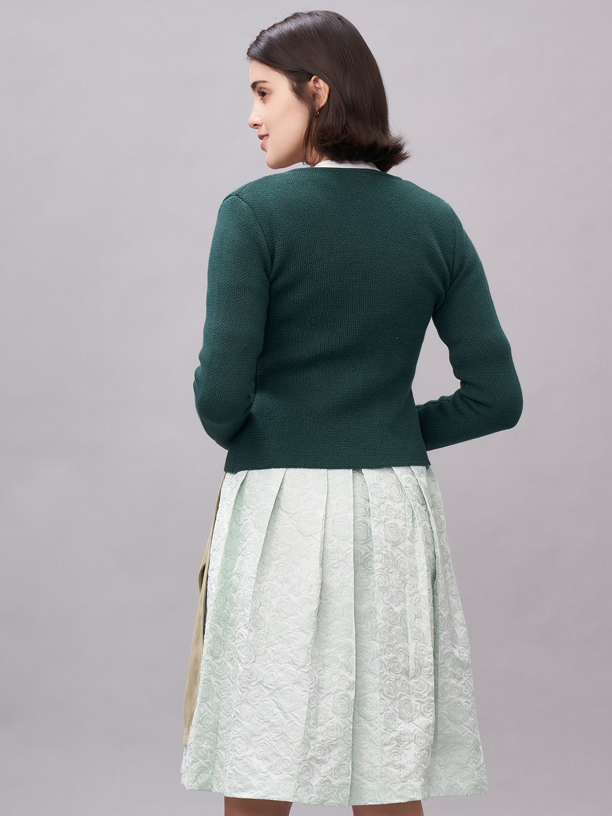 Dirndl mit Puffärmel in Grün