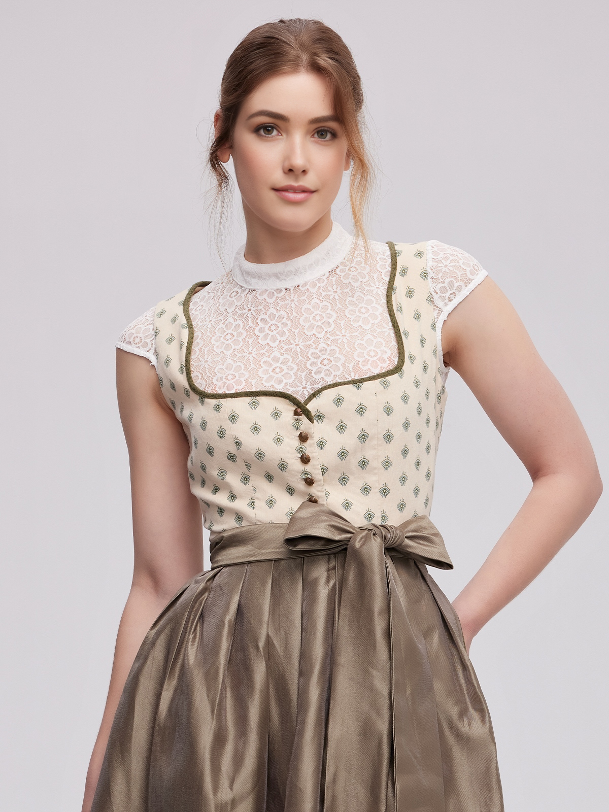 Dirndl in Gelb