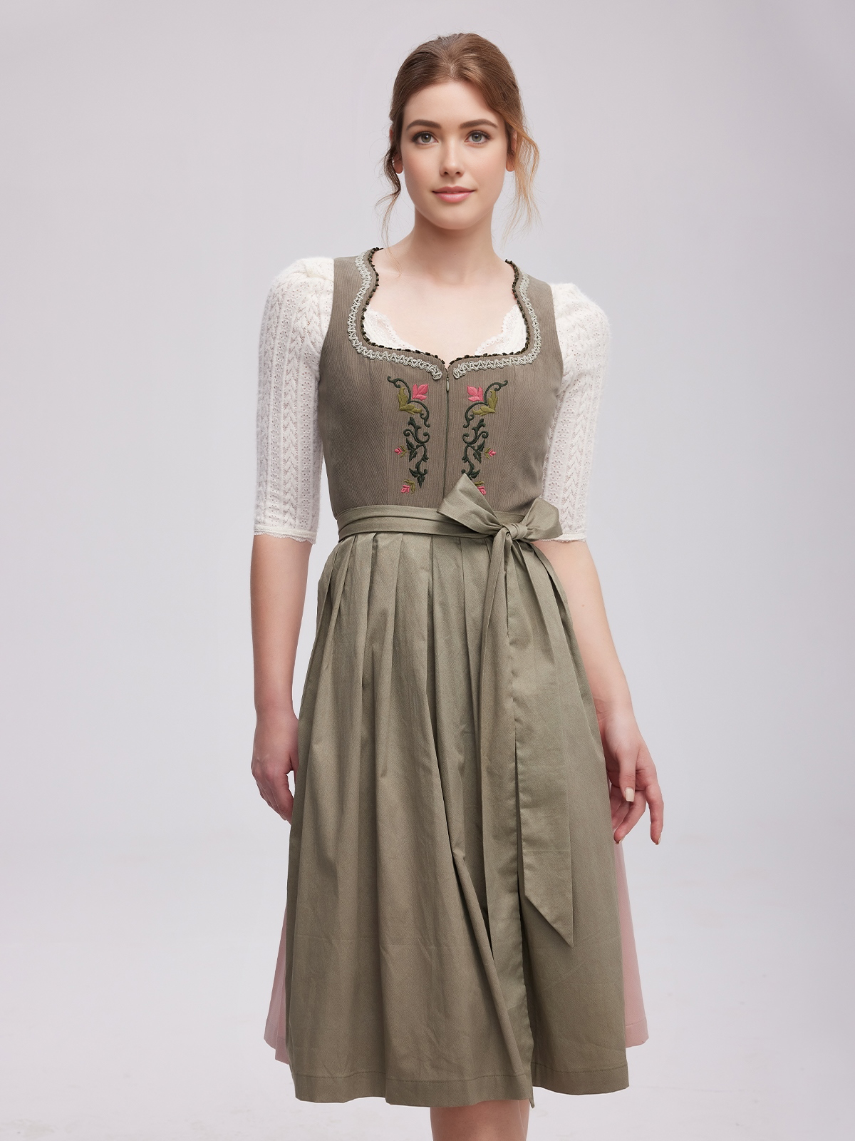 Schwarzes Samt Dirndl
