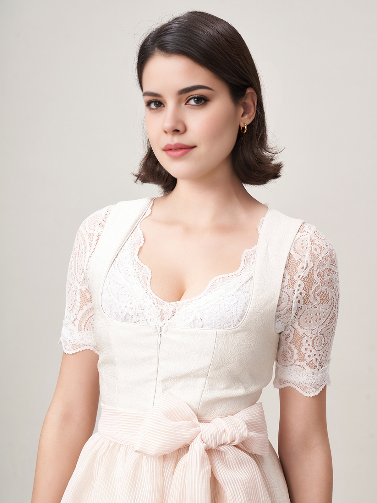 Samt Dirndl Rosa – Eleganz in Pink