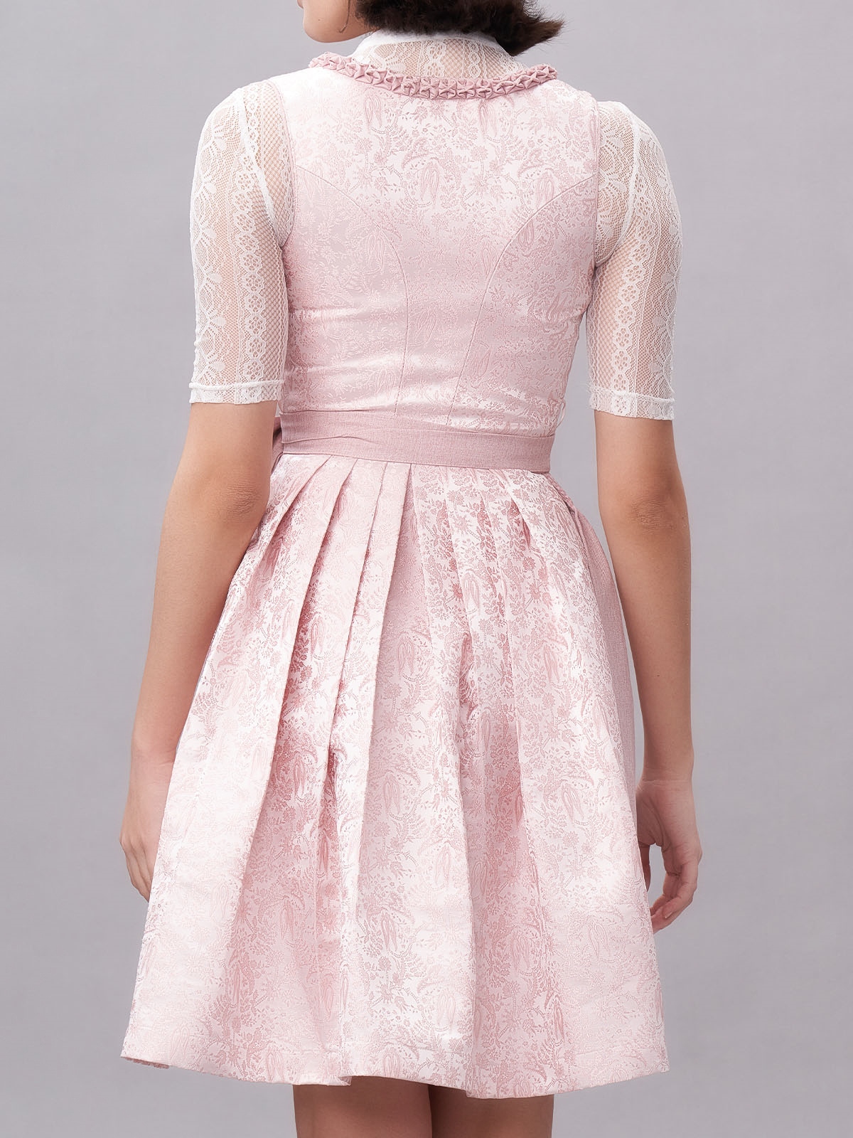 Dirndl Grau Rosa