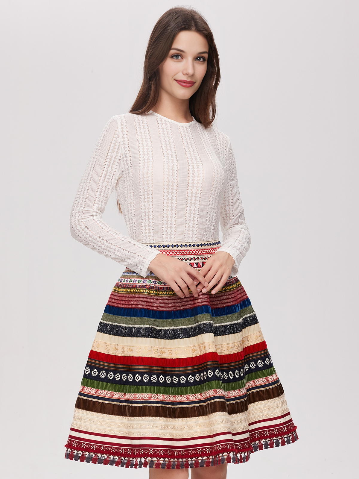 Dirndl in Rot mit modernem Schnitt