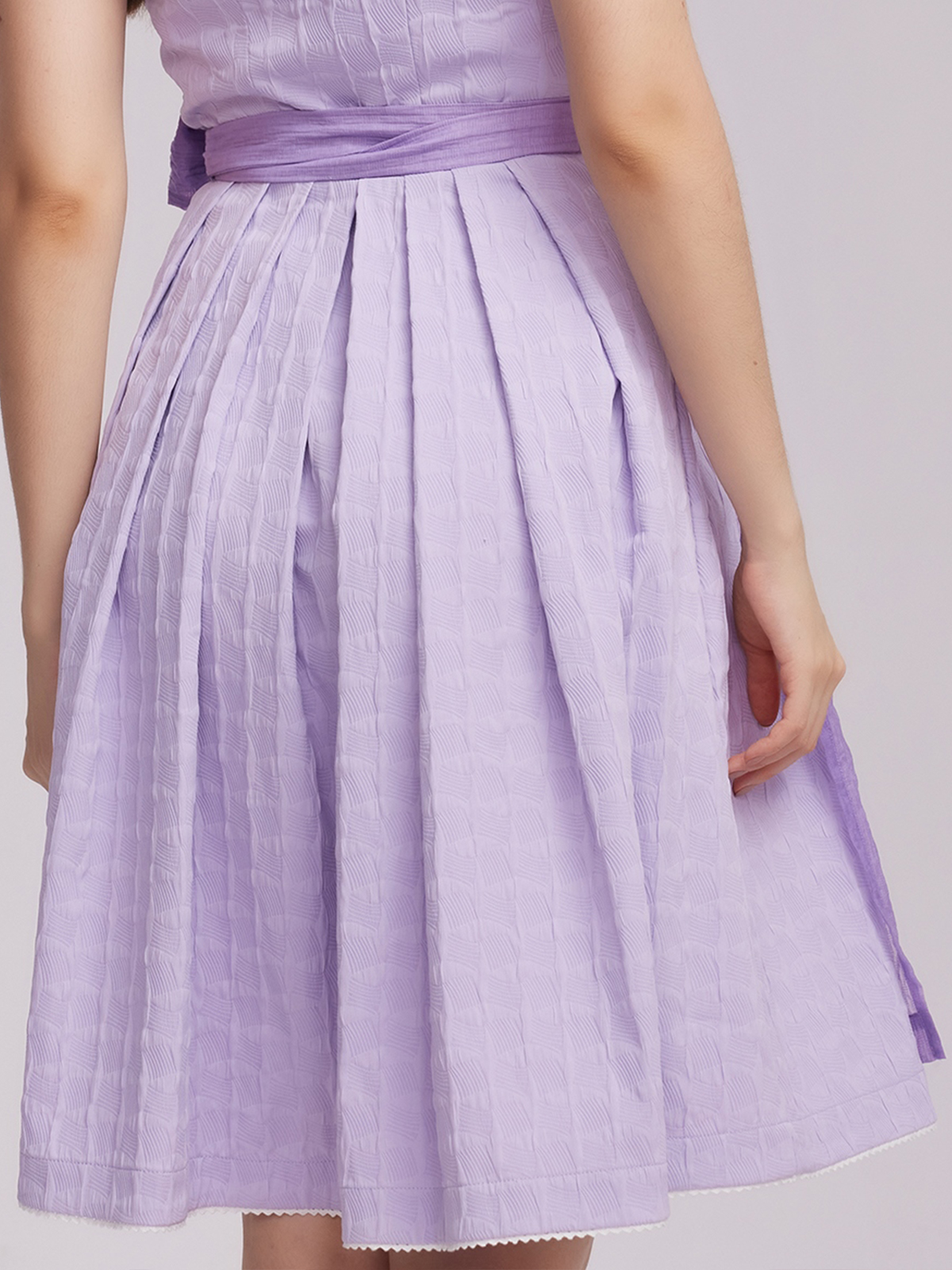 Elegantes Dirndl Samt Blau